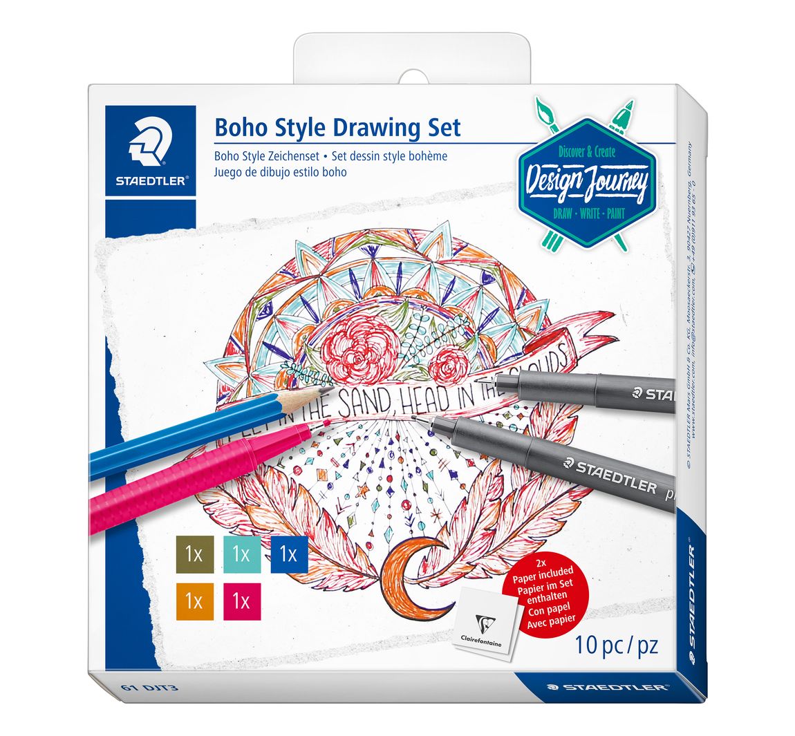 STAEDTLER Tekenset "Boho Style"