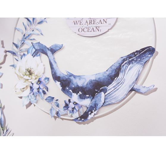 Scrapbook block "Sea Dreams", 10 sheets, 30,5 x 30,5 cm