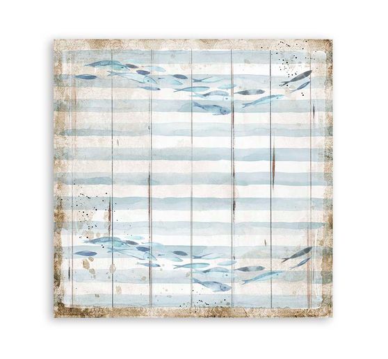 Scrapbook block "Sea Dreams", 10 sheets, 30,5 x 30,5 cm