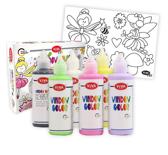 Viva KIDS Window Color set "Fairy Magic" 