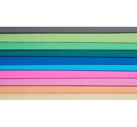 Crêpepapier-assortiment "Trend", 10 rollen