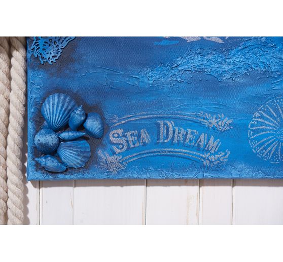 Stencil "Sea Dream", 21 x 29,7 cm