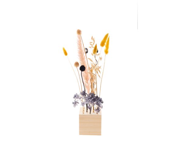 Rico Design houten standaard voor droogbloemen, 8 x 8 x 8 cm
