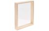 Rico Design houten frame natuurlijst met dubbele acrylschijf, 20 x 25 cm