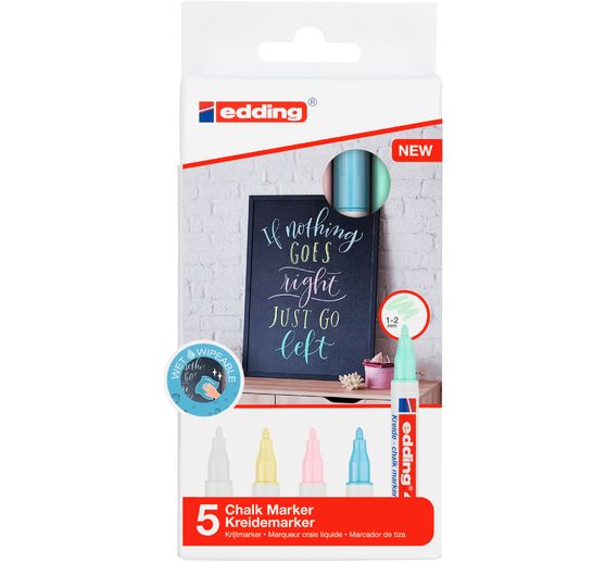 edding 4085 Krijtmarkerset "Pastel"