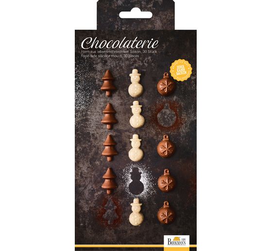 Silicone pralinevormpjes "Kerstmis"