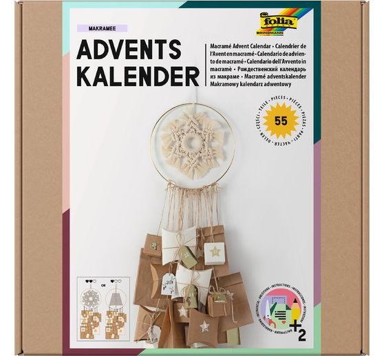 Advent calendar set "Macramé"