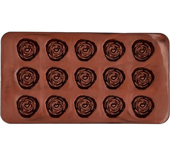 Silicone pralinevormpjes "Rose"