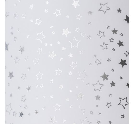 Transparant papier-set "Kerstmis" goud/zilver
