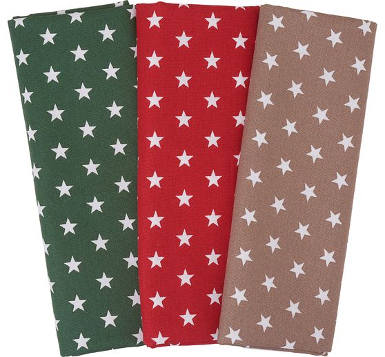 BeaLena fabric package "Classic Christmas Stars"