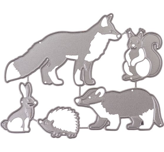 Ponssjabloon "Dieren in het bos"