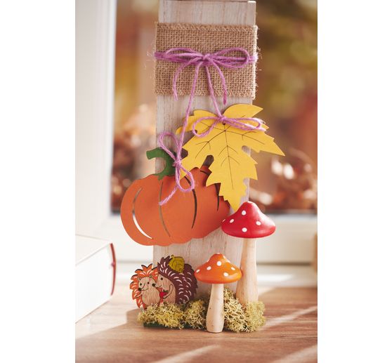 Houten decoratieve hanger "Pompoen"