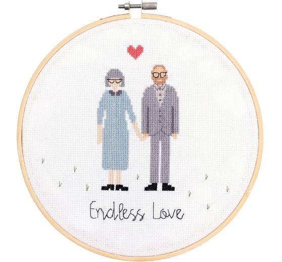 Rico Design Borduurpakket "Figurico Grandma & Grandpa"