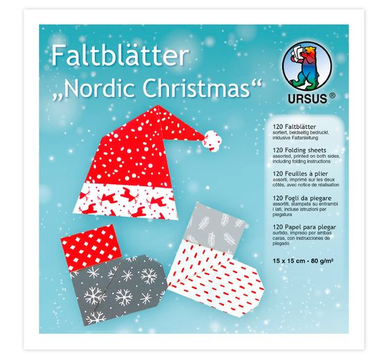 Vouwpapier "Nordic Christmas"
