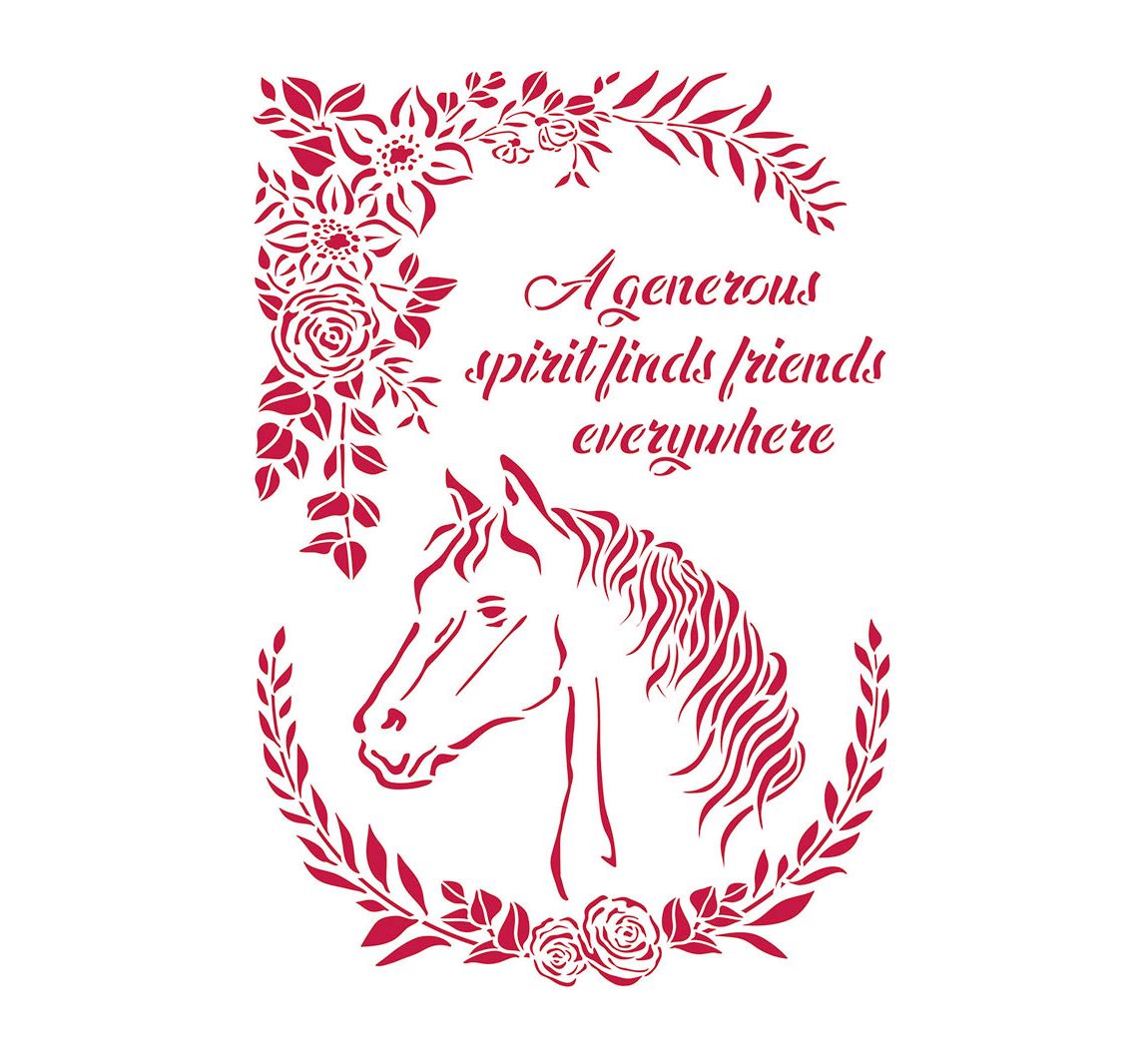 Sjabloon "Horse Love"