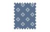 Cotton fabric "Timeless" floral diamond Blue