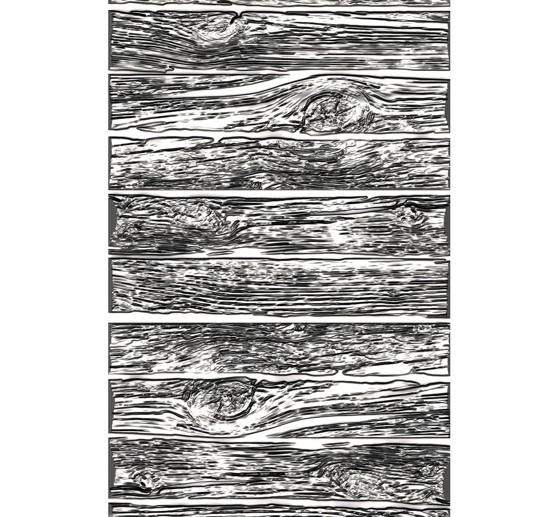 Sizzix 3D embossing sjabloon "Mini Lumber by Tim Holtz"