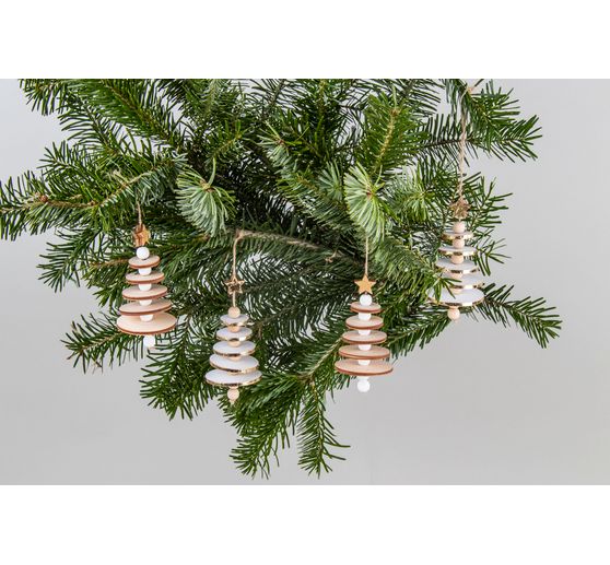 Craft kit wooden tree decoration pendant