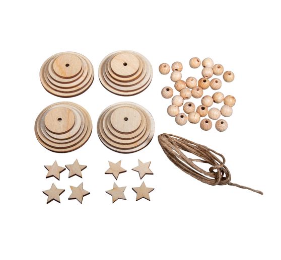 Craft kit wooden tree decoration pendant