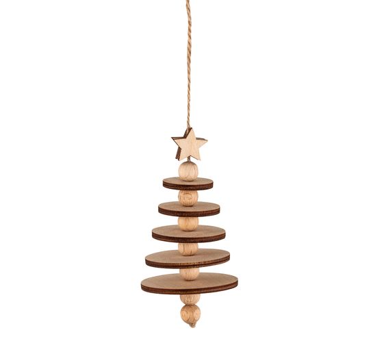 Craft kit wooden tree decoration pendant