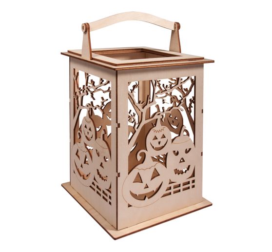 Wooden Lantern "Halloween"