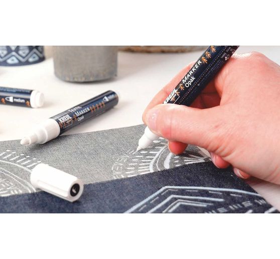 KREUL Textiel marker opaak "Black & White"