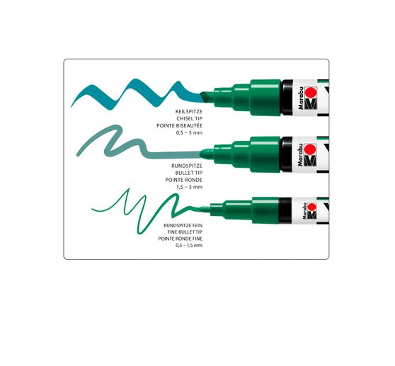 Marabu YONO Marker-set "METALLIC"