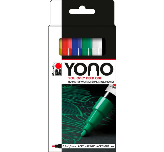 Marabu YONO Marker-set "BASIC 1,5"
