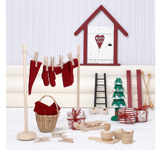 Knutselkit Secret Santa deur "Elf Door"
