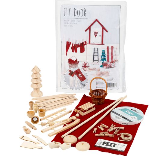 Knutselkit Secret Santa deur "Elf Door"