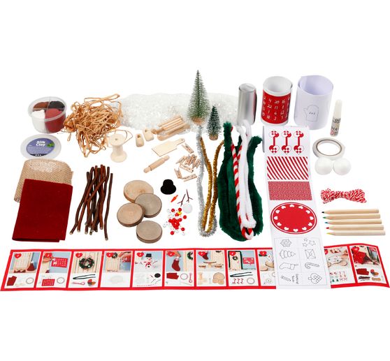 Knutseldoos Secret Santa deur "Kersttaferelen"