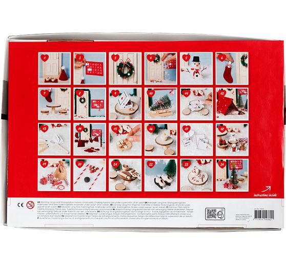 Knutseldoos Secret Santa deur "Kersttaferelen"