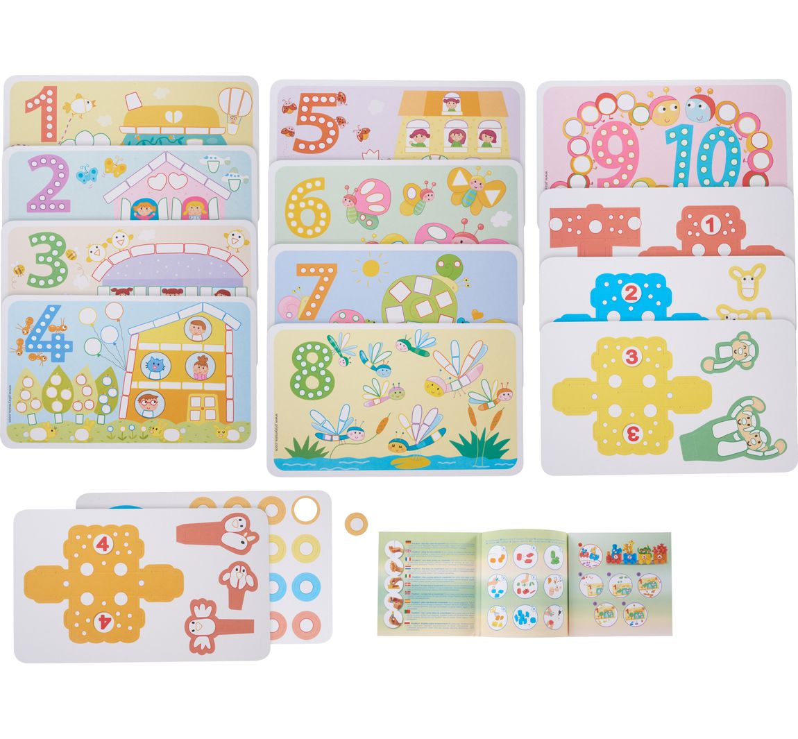 Playmais Card set "Fun to learn numbers"