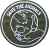 Iron on applique "Save the Animals"