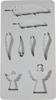Silicone casting mould "Angel & wings"