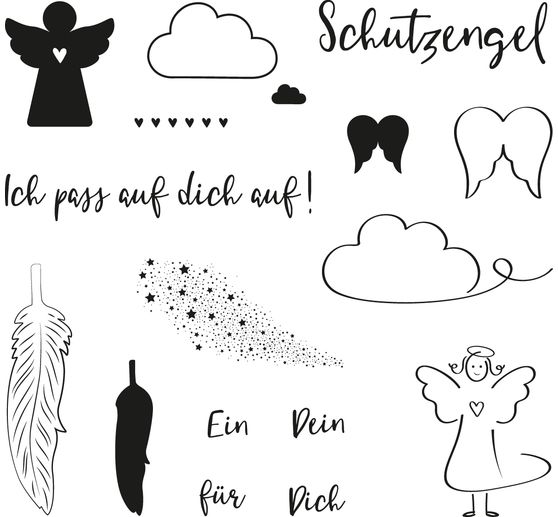 Clear Stamps "Schutzengel"