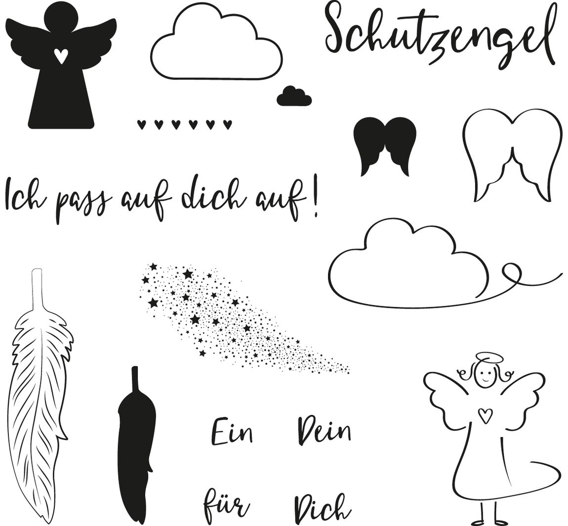 Clear Stamps  "Schutzengel"
