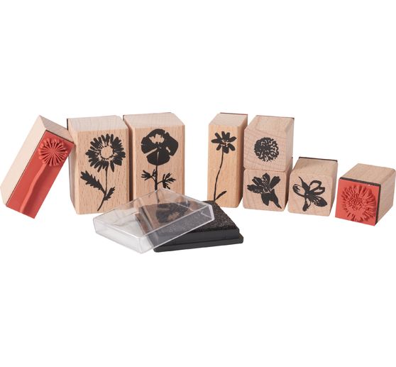 Stempel set XL "Wilde bloemen"