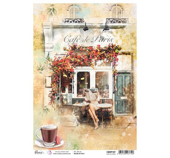 Motief strozijde "Café de Paris"