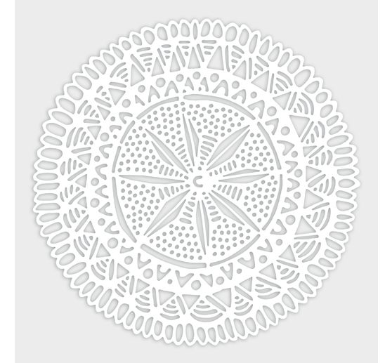 Stencil "Mandala cirkel 2", 15x15cm