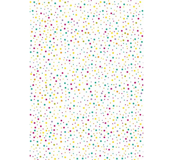 Transparant papier "Regenboog Dots", 50 x 60 cm
