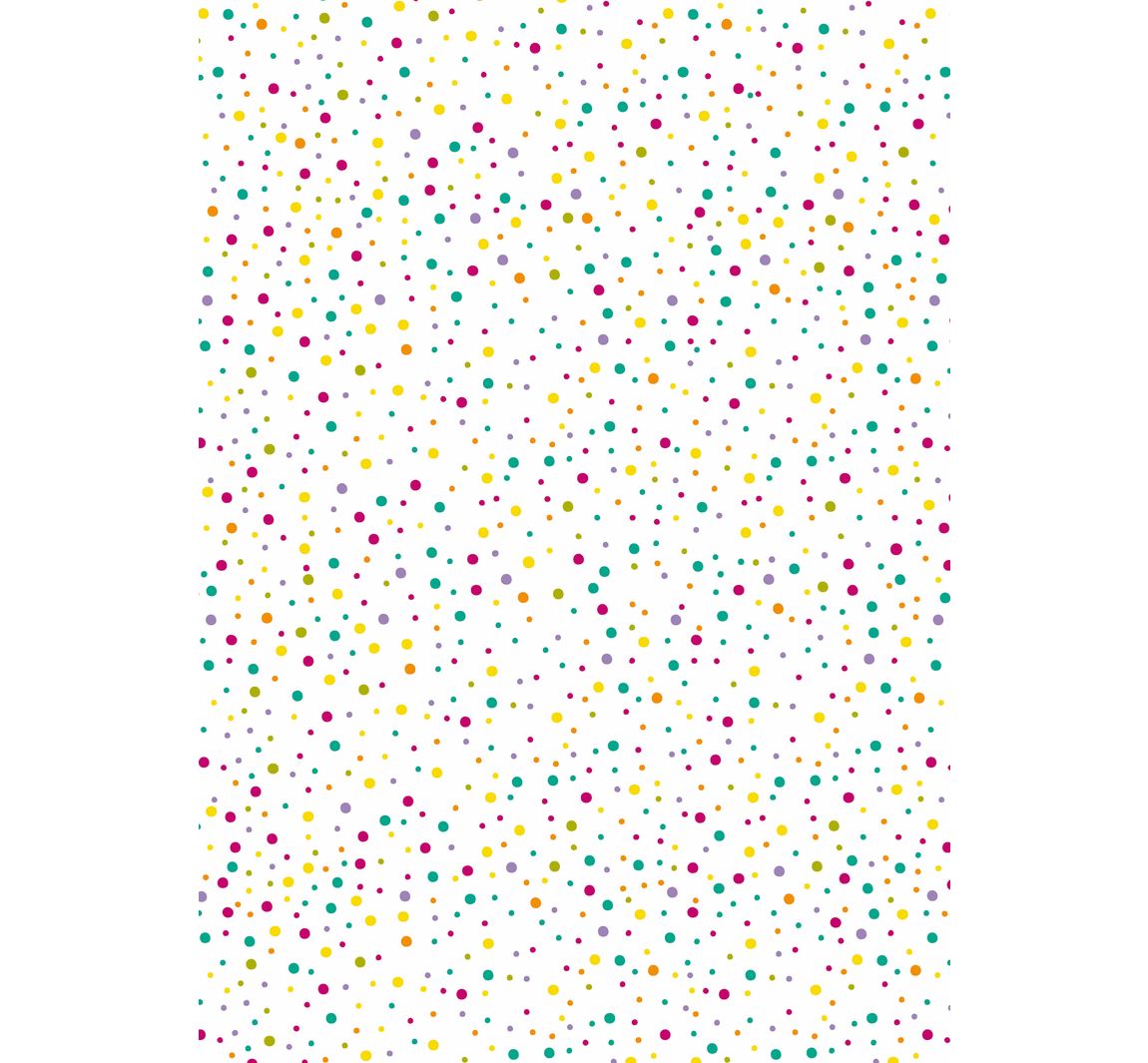 Transparant papier "Regenboog Dots", 50 x 60 cm