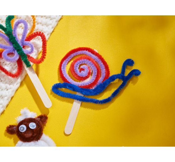 VBS Chenilledraad "Kleuren mix", 30 cm, set van 20