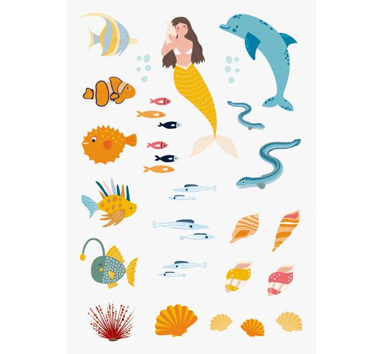 Raamsticker "Onderwater"