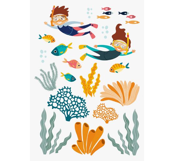 Raamsticker "Onderwater"
