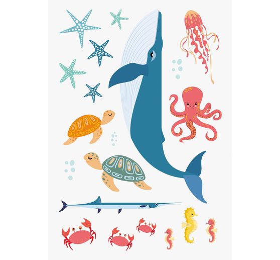 Raamsticker "Onderwater"