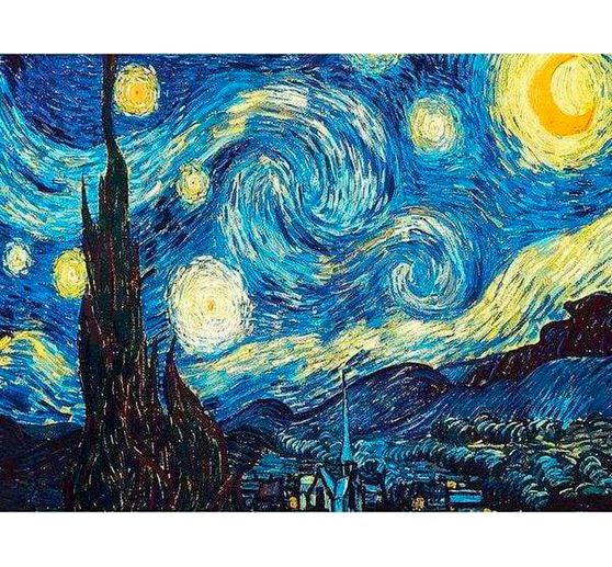Schilderen op nummers "Van Gogh - Sterrennacht"
