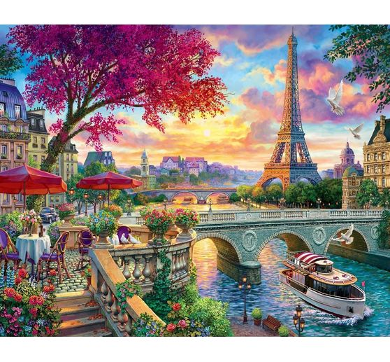Painting by numbers "Dinner on the Seine"