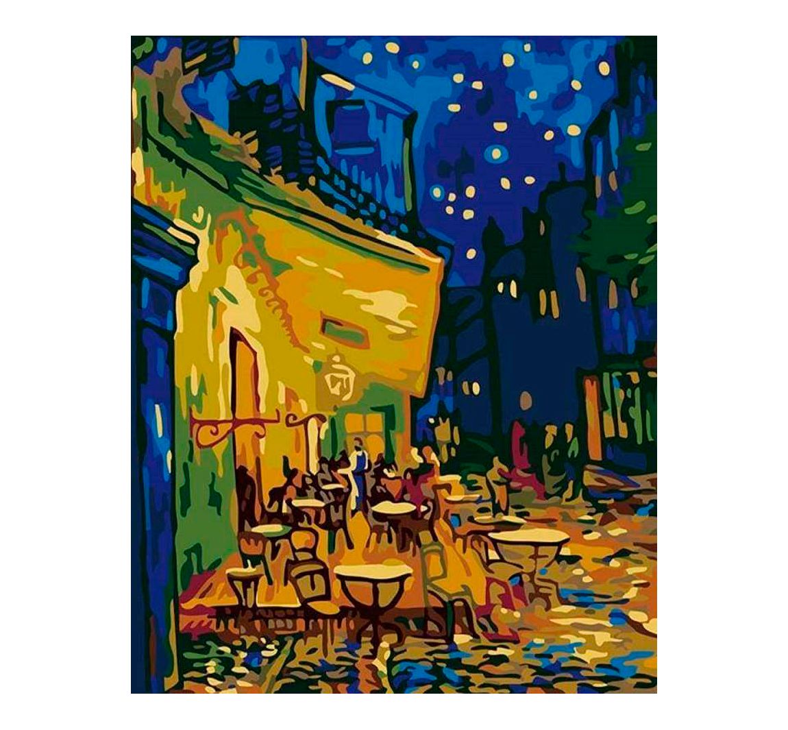Schilderen op nummers "Van Gogh - Cafe"
