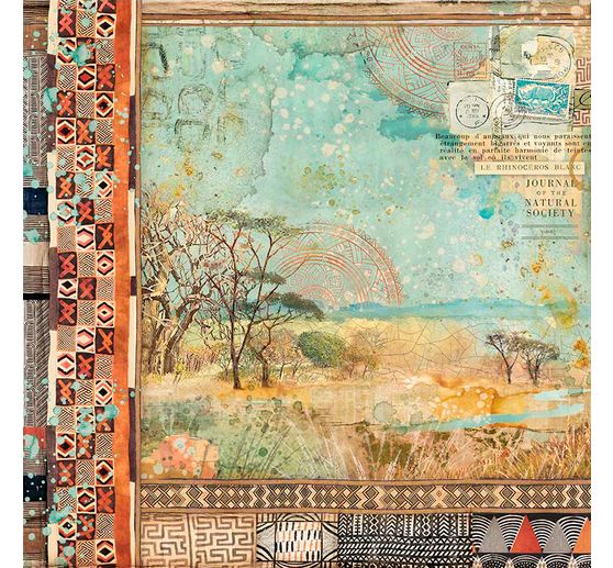 Scrapbook block "Savana Backgrounds"
